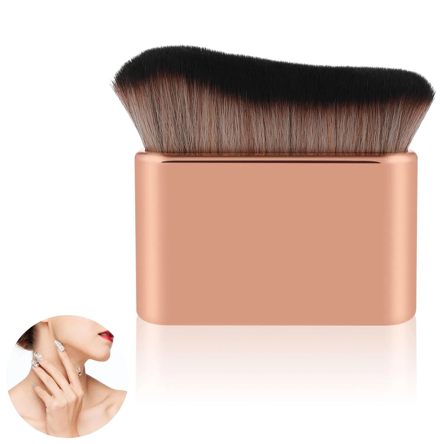 Плоская кисть для автозагара Prasacco Prasacco, Light Beige