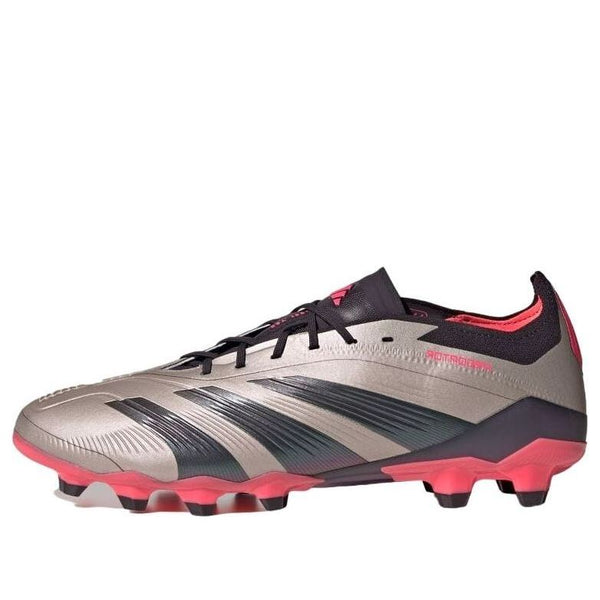 

Кроссовки predator elite low hg ag 'platina metallic aurora black turbo' Adidas, мультиколор