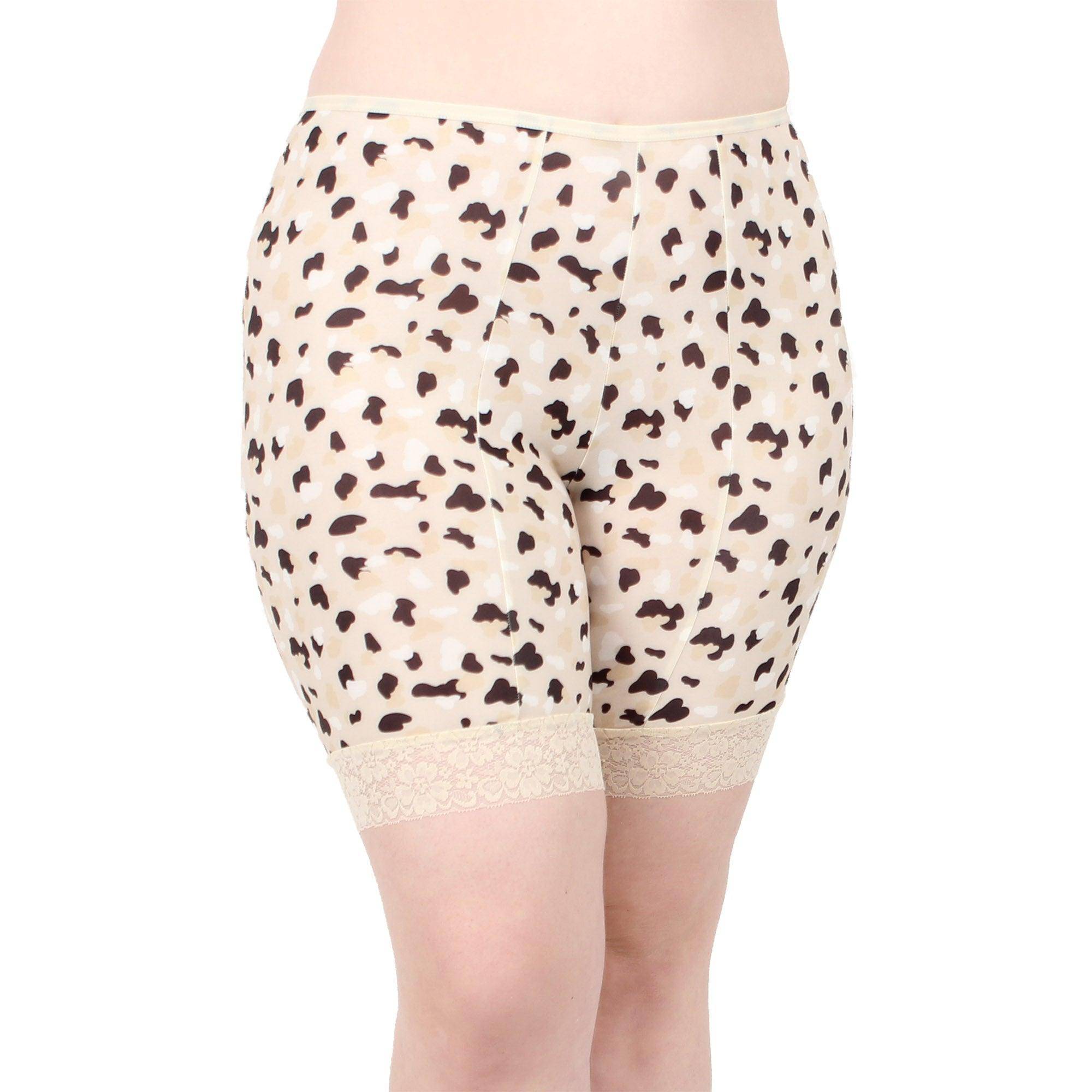 

Короткие шорты Fusion Moisture Wicking Anti Chafing Shortlette Slipshort 7" Undersummers by CarrieRae, цвет leopard