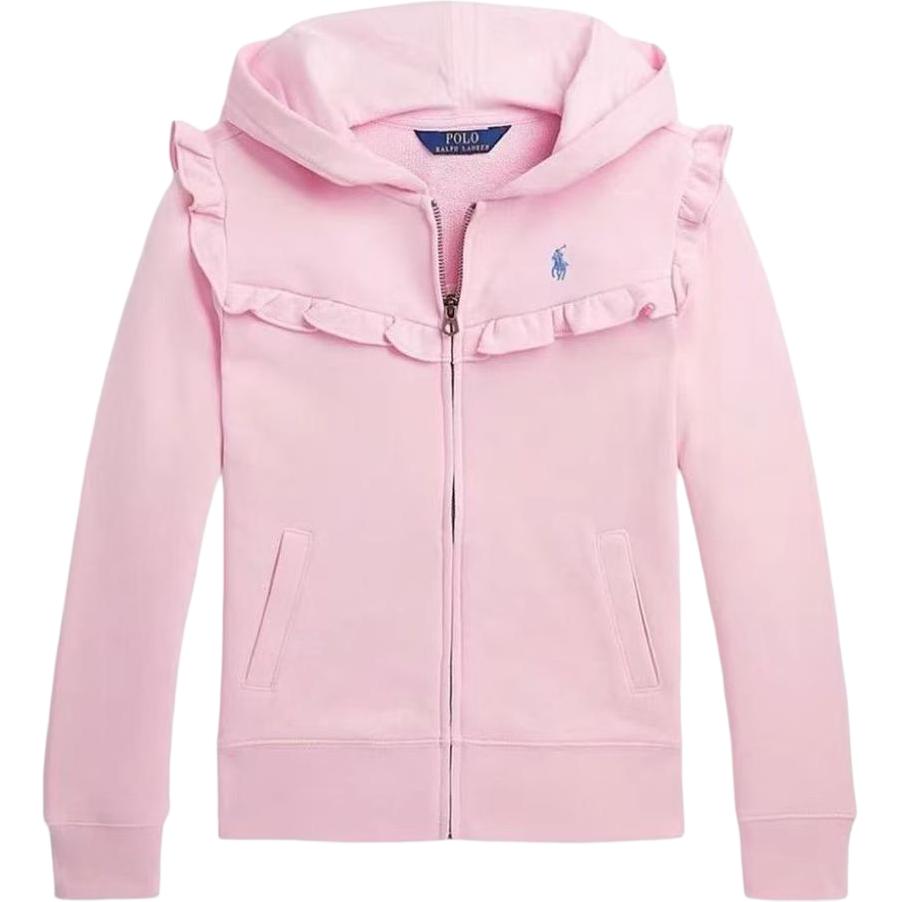 

Кардиган с капюшоном и вышитым логотипом Polo Ralph Lauren, розовый