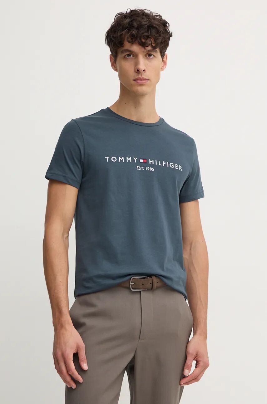 

Хлопковая футболка Tommy Hilfiger, серый