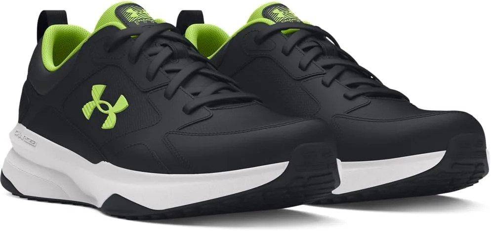 Мужские тренировочные кроссовки Under Armor Charged Edge Under Armour, черный/зеленый/серый — фото 2
