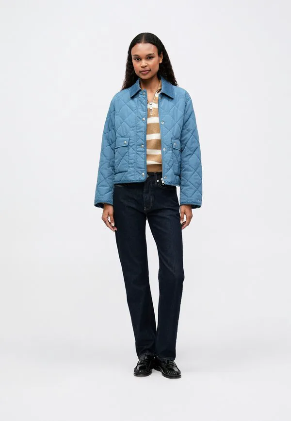 Утепленная стеганая водоотталкивающая зимняя куртка с флагом Tommy Hilfiger, Cyclone Haze — фото 2