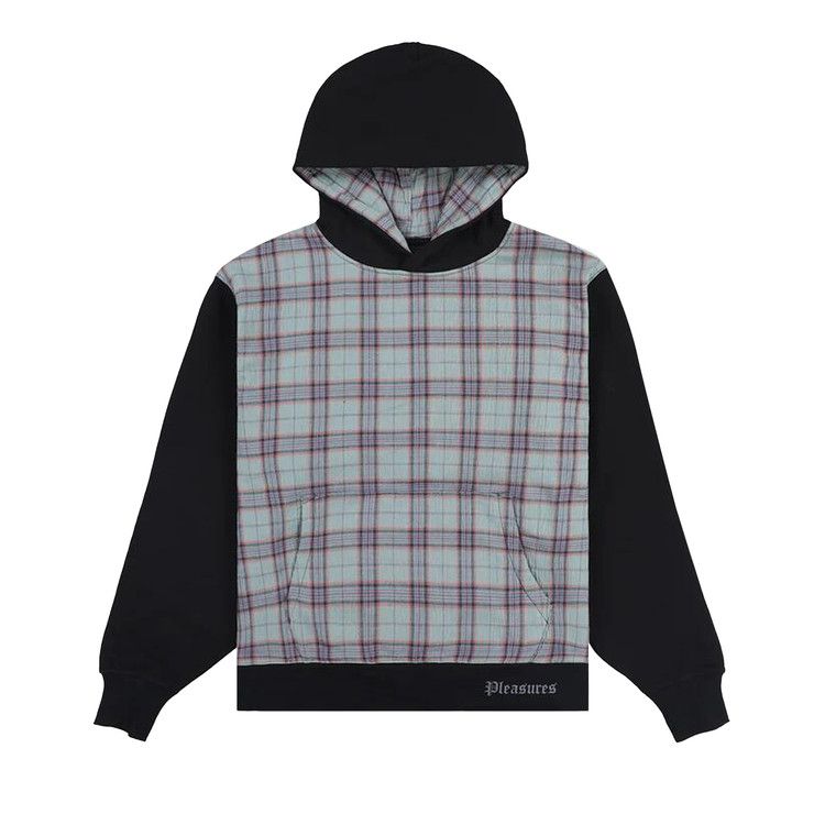

Худи Pleasures Career Contrast Plaid Hoodie, Black