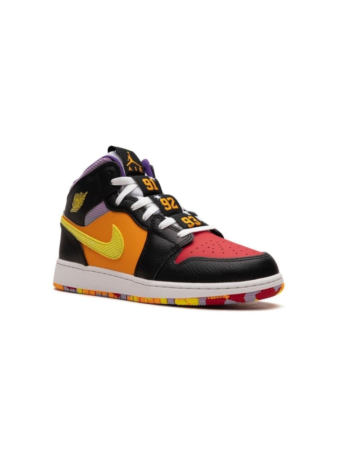 

Кроссовки Air Jordan 1 Mid Six Championships Jordan Kids, черный