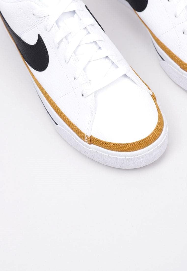 Мужские кроссовки Nike Court Legacy, White/Black/Desert Ochre-White — фото 4