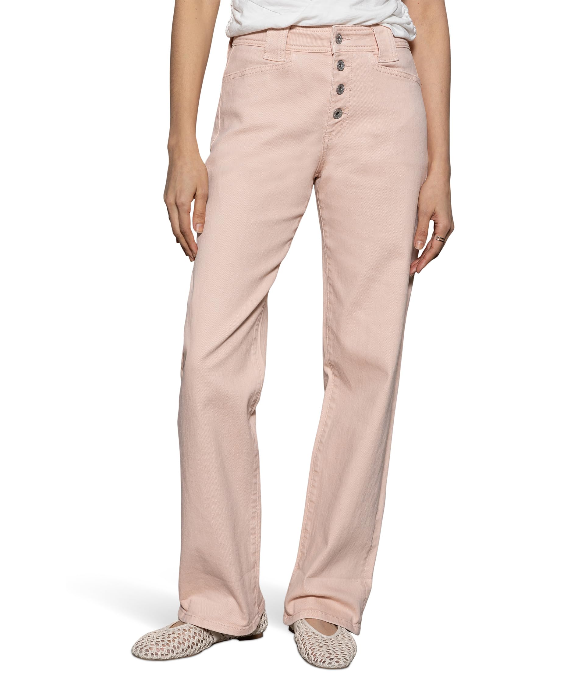 

Брюки Sanctuary Luna Cuffed Denim Pants, цвет Earth Pink