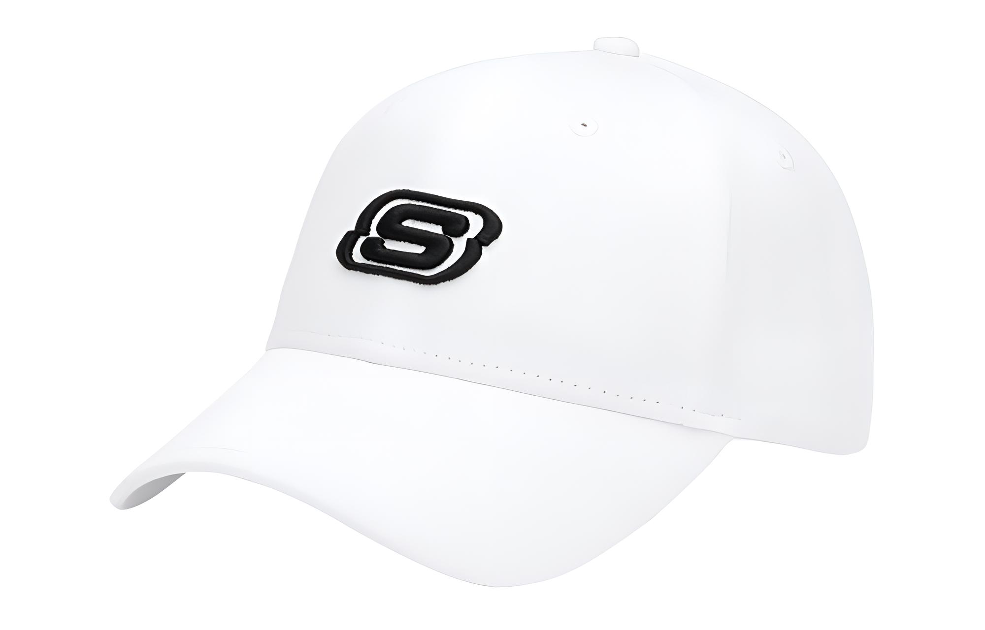 

Хлопковая бейсболка унисекс Skechers, белая