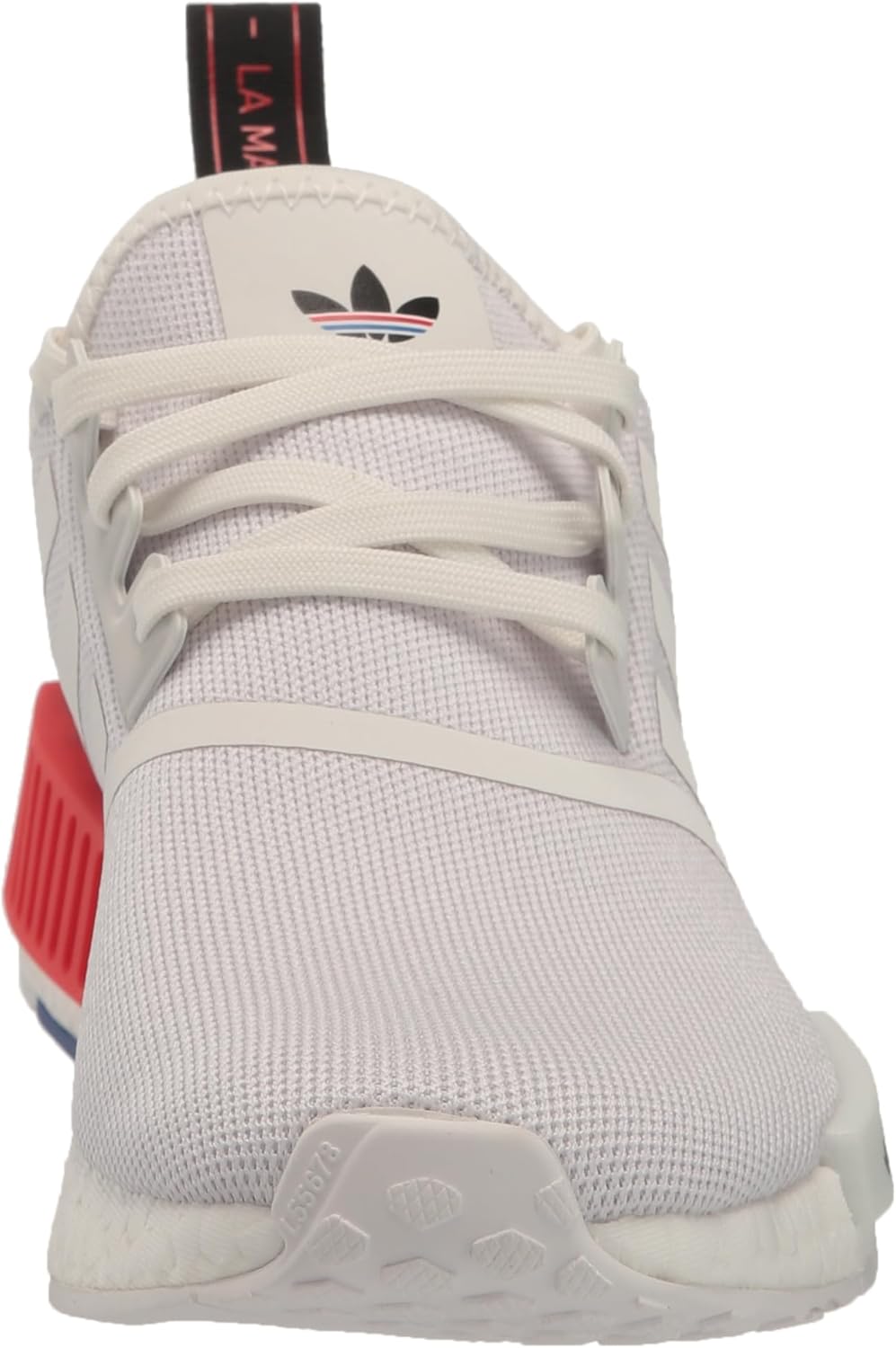Мужские кроссовки adidas Originals NMDR1 Legacy, белый/черный/красный/ярко-красный — фото 2