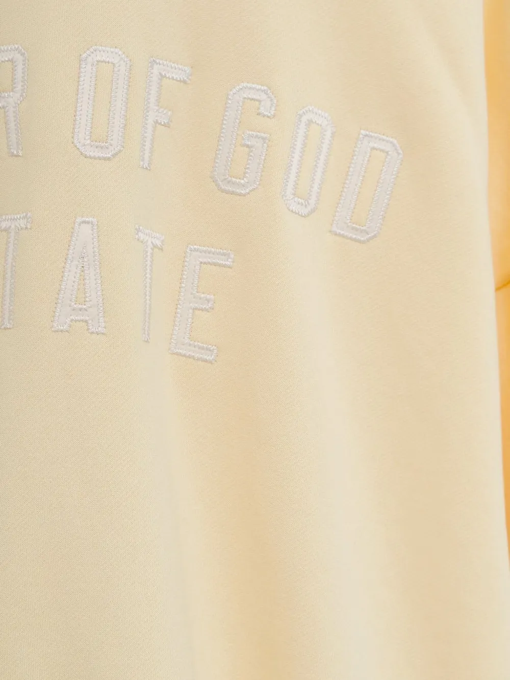 Толстовка с вышитым логотипом FEAR OF GOD ESSENTIALS, желтый — фото 3