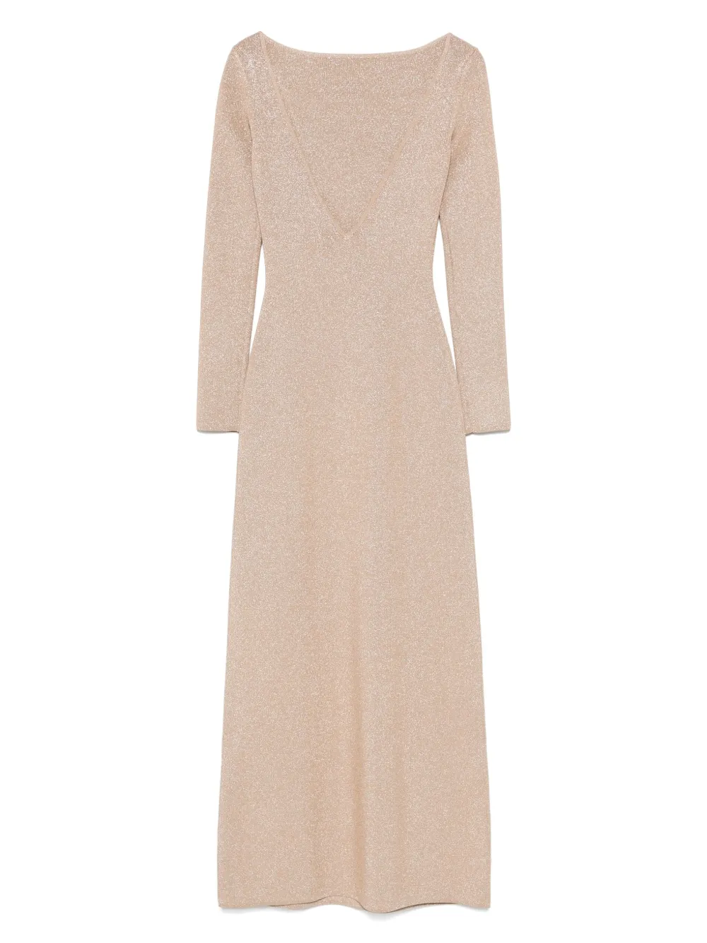 

Платье с вырезом-лодочкой MAX MARA, нейтральный