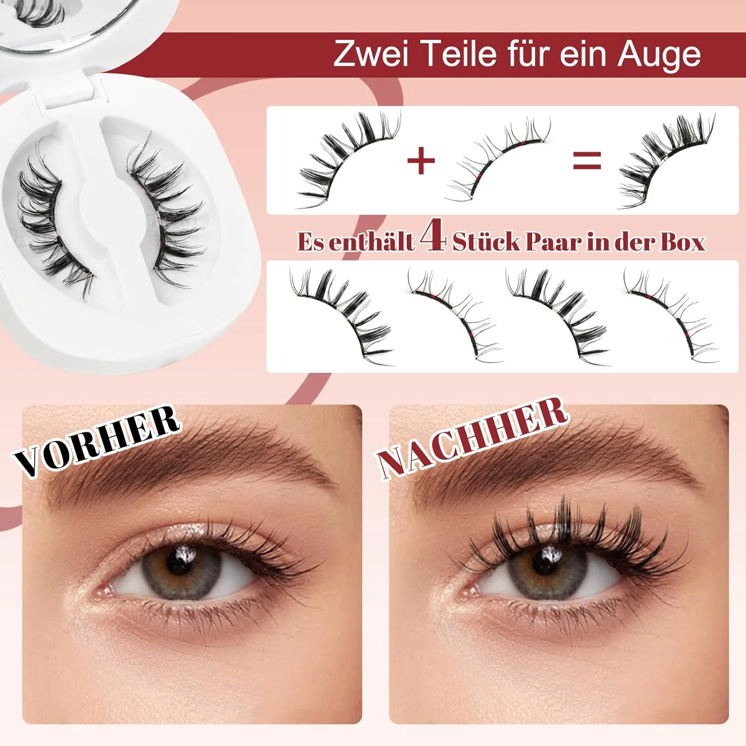 Магнитные ресницы «SET-C» с аппликатором от Higu clace Higu Clace, Set-C — фото 2