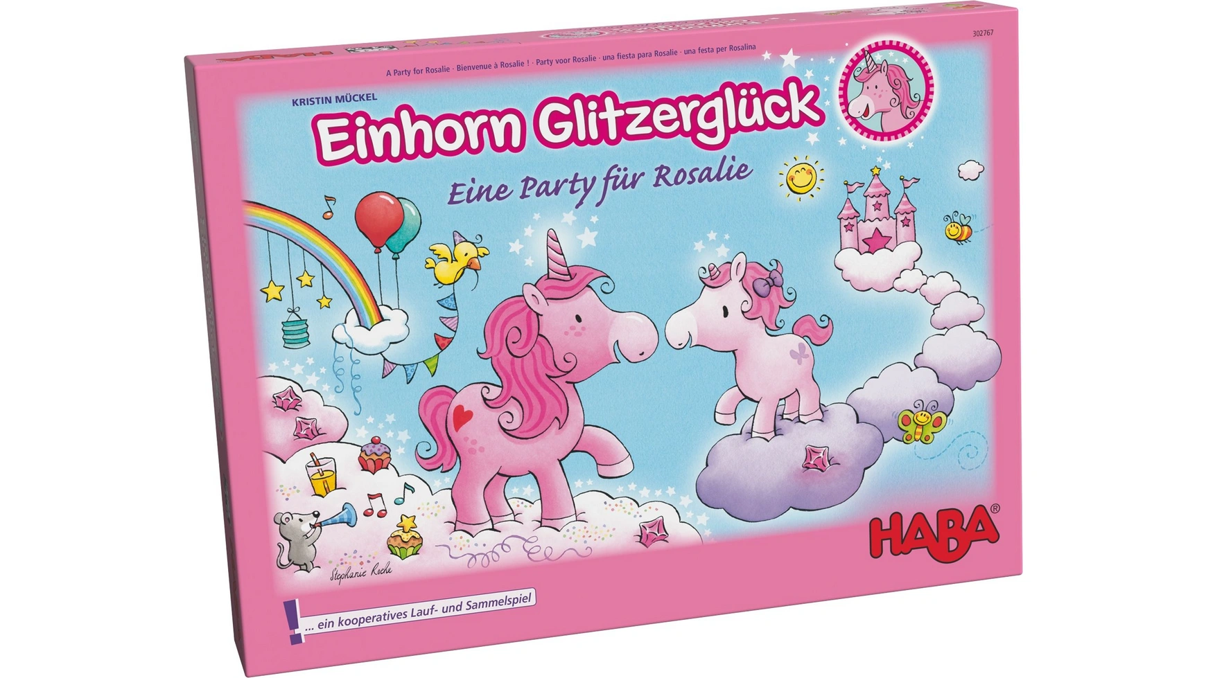 

Unicorn glitter happiness вечеринка для розали Haba