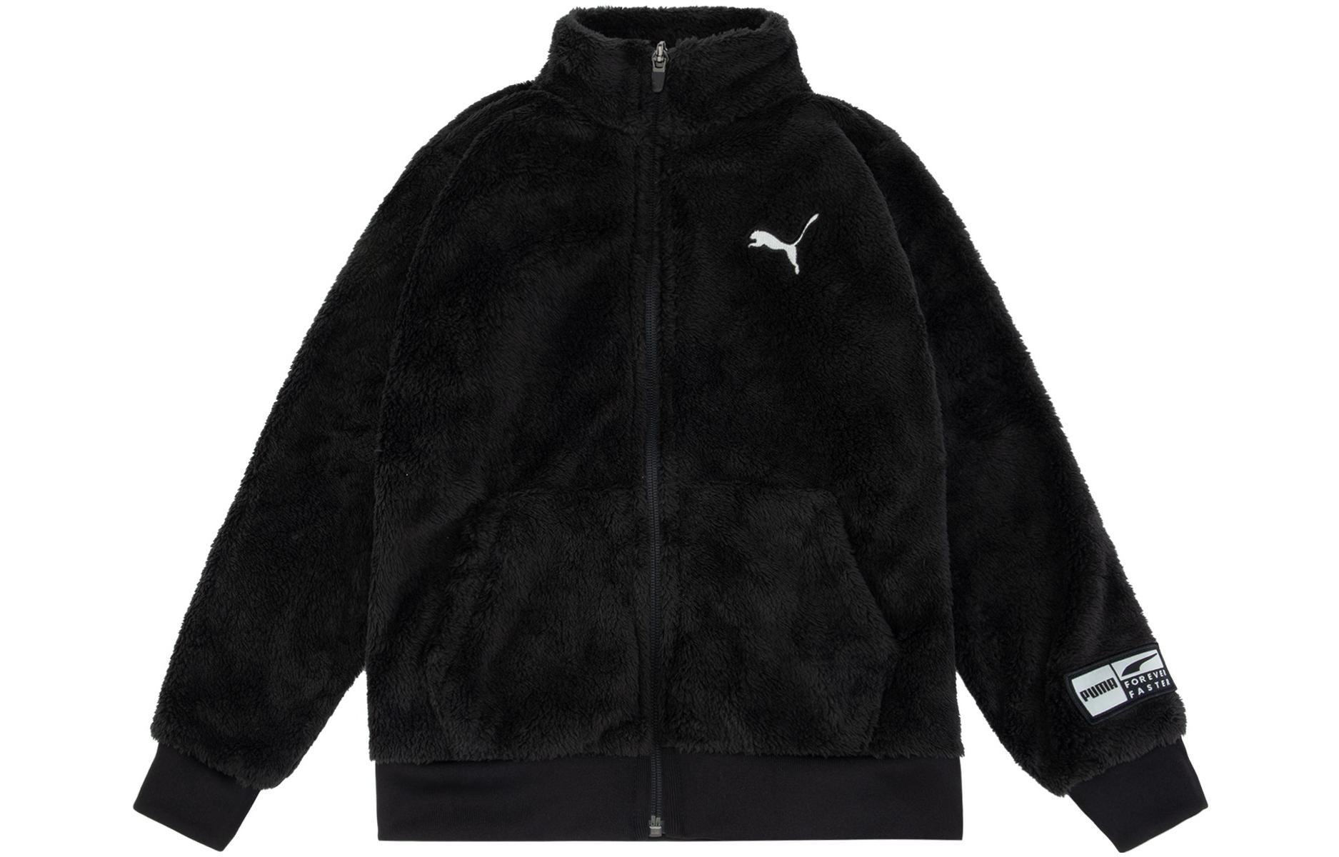 

Детская бархатная куртка Puma, цвет Black