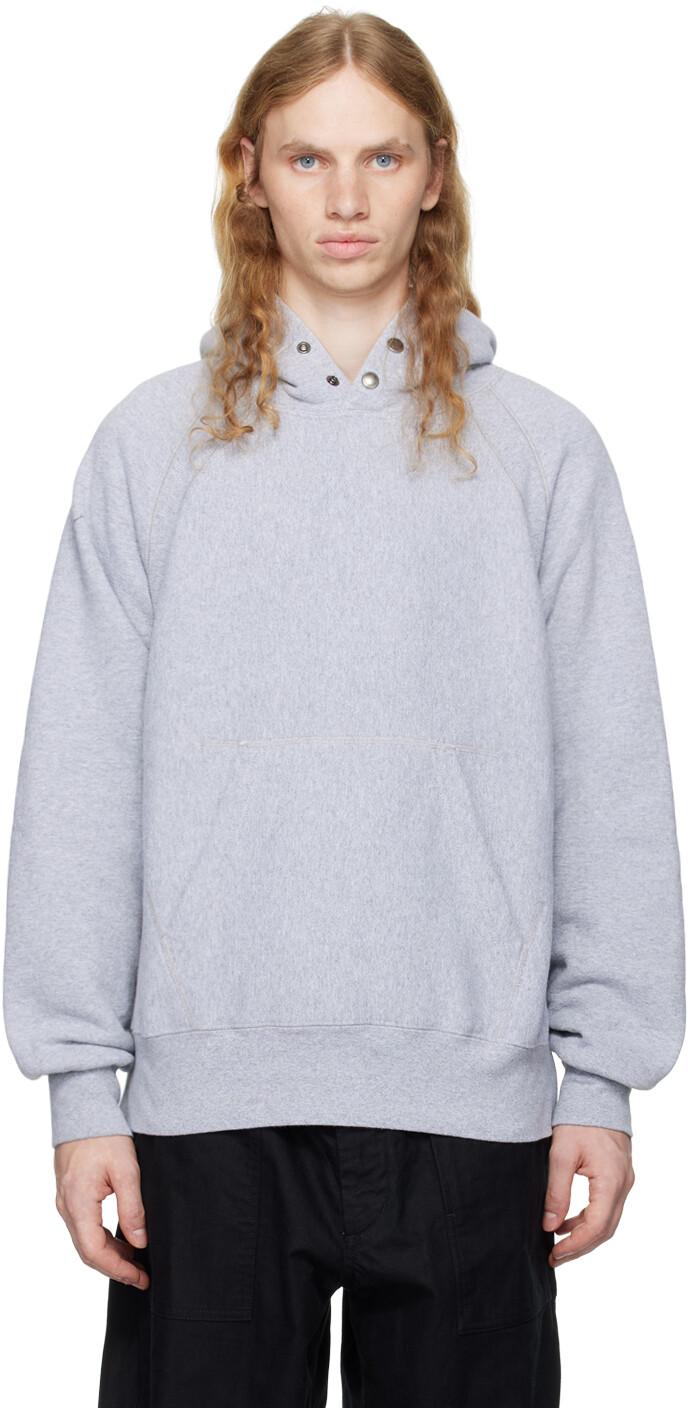 

Серая толстовка с капюшоном реглан Engineered Garments