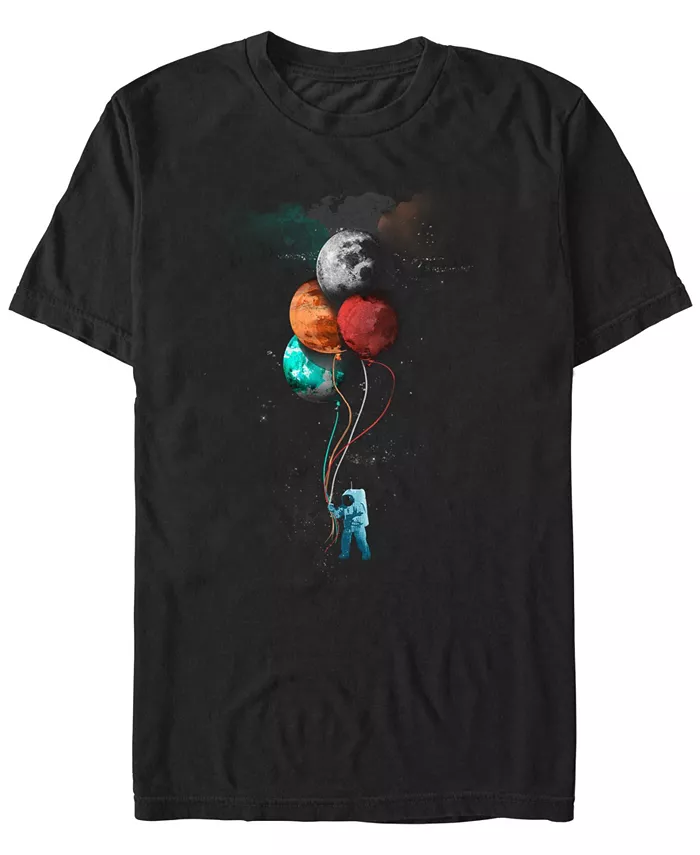 

Мужская футболка с коротким рукавом The Spaceman's Trip Design By Humans, черный