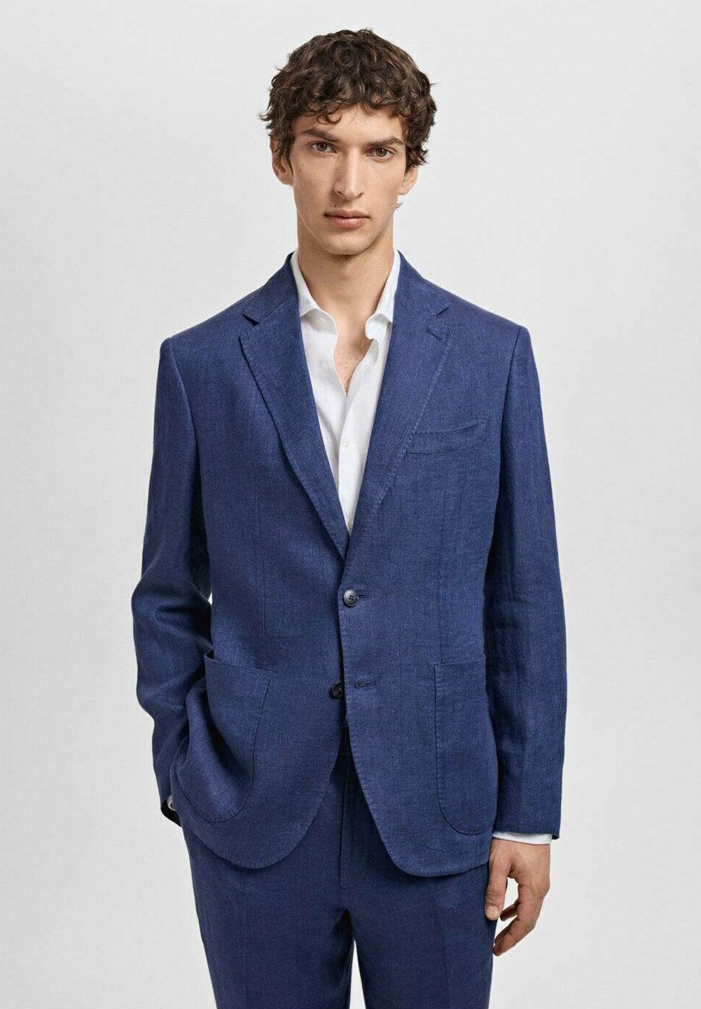 

Куртка SALERNO di jeans Mango, синий
