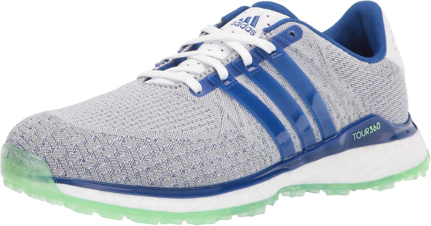 Мужские кроссовки Adidas Golf Tour360 XT-SL, белый/синий/мятный