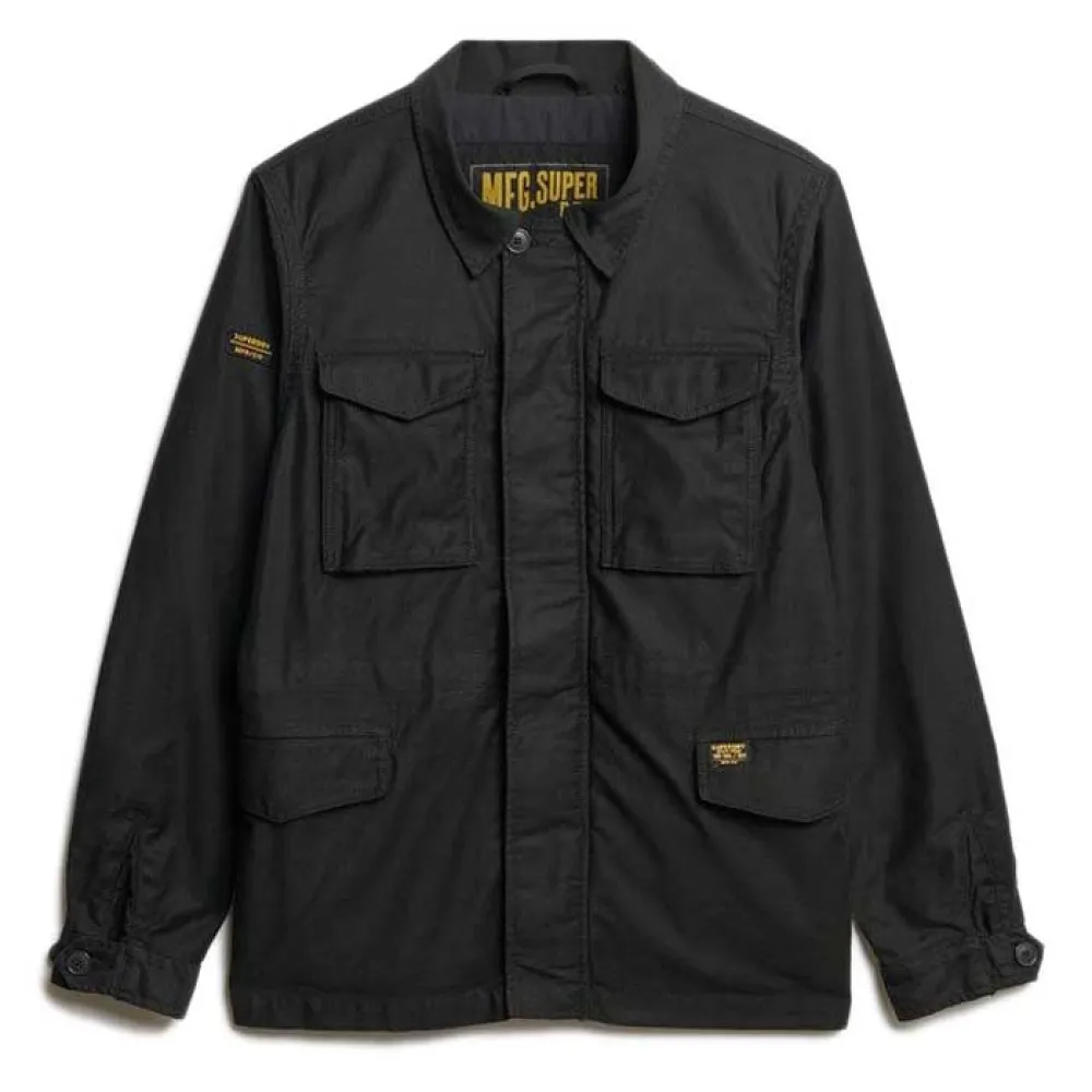 

Куртка Superdry Collared M65, черный