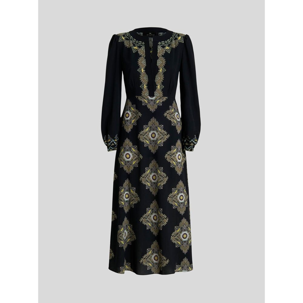 

Платье с декоративными мотивами Etro, синий
