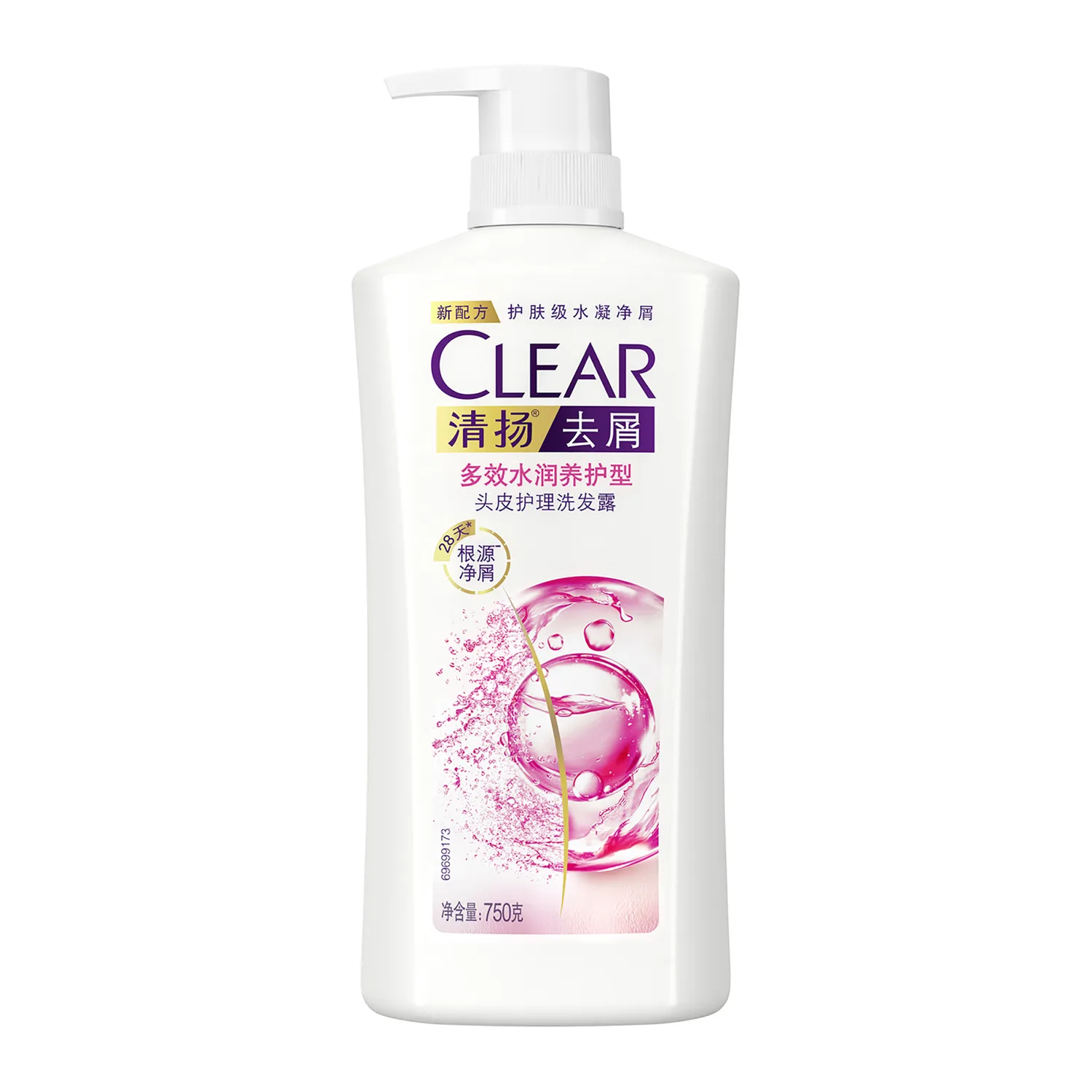 Шампунь для интенсивного увлажнения CLEAR, 750g