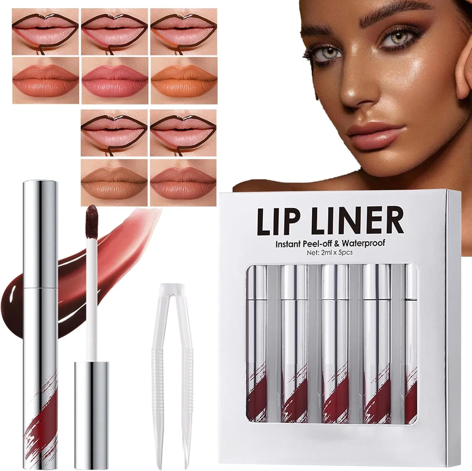 Оттеночная помада Long-lasting lip stains, 1 шт