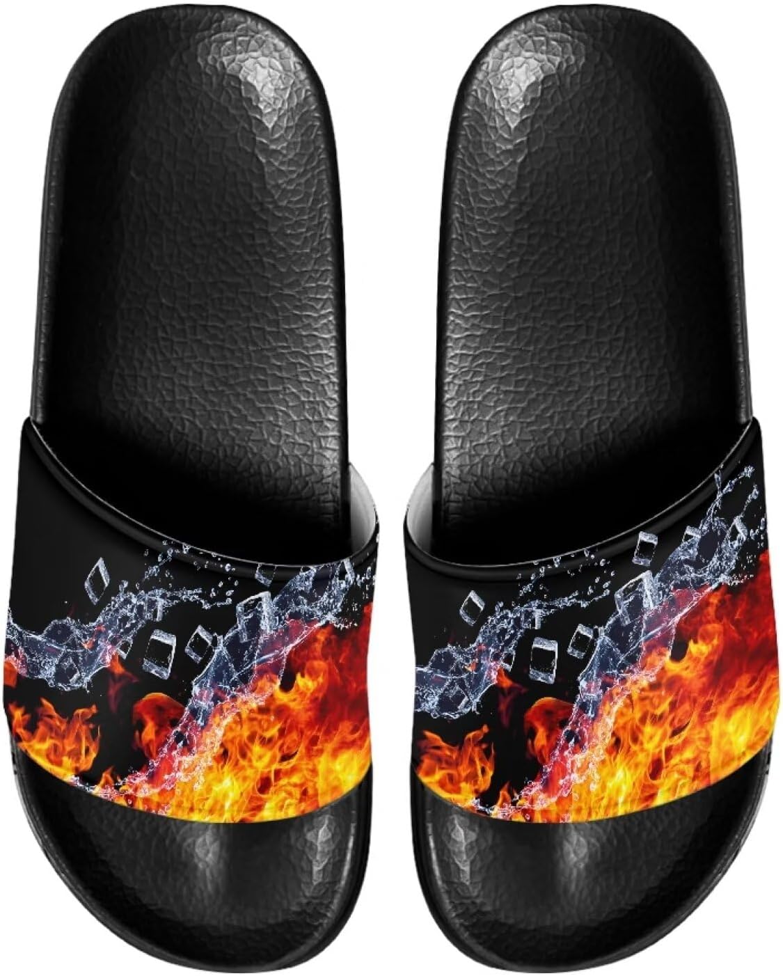 

Мужские шлепанцы Pillow House с ультра-амортизацией, нескользящие комфортные тапочки для душа, слипоны черные для спа, ванной, бассейна и спортзала Psesaysky