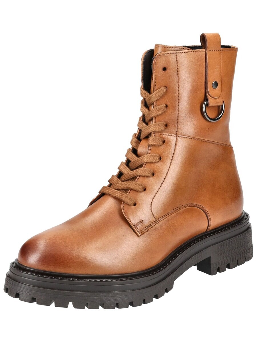 Ботинки GEOX Lace-Up Ankle Boots, цвет Cognac/Light brown