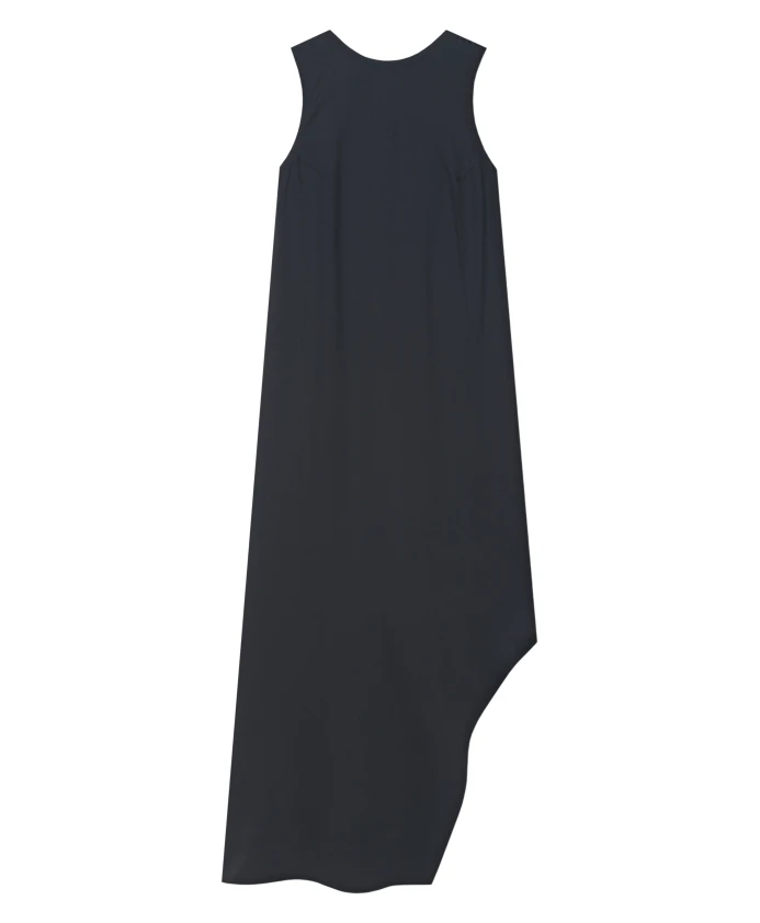 

Асимметричное атласное макси-платье Glaze Aeron, черный