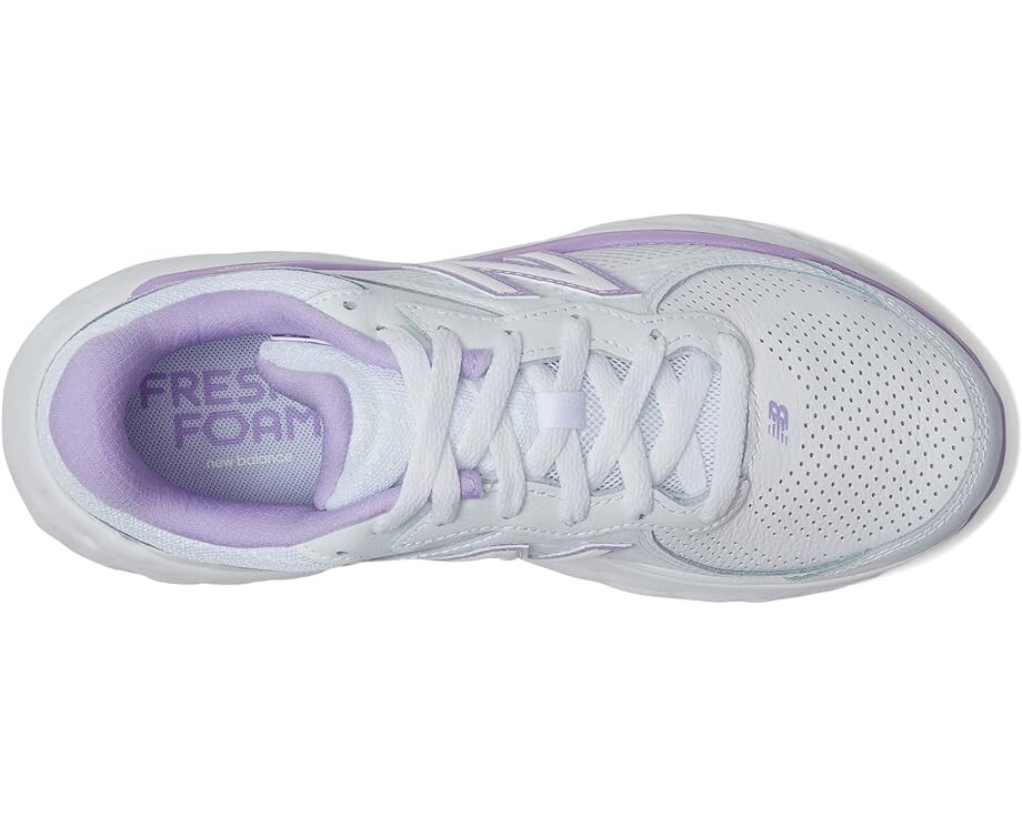 Кроссовки New Balance Fresh Foam X 840v1 Leather, цвет White/Lilac Glo — фото 2