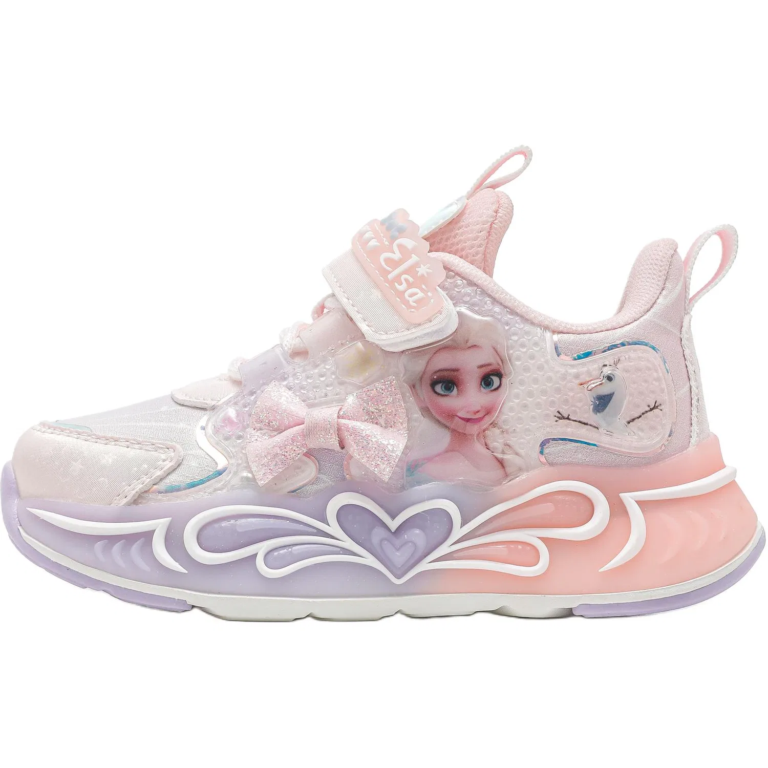 Зимние ботинки для детей Disney Frozen с искусственной кожей розовые
