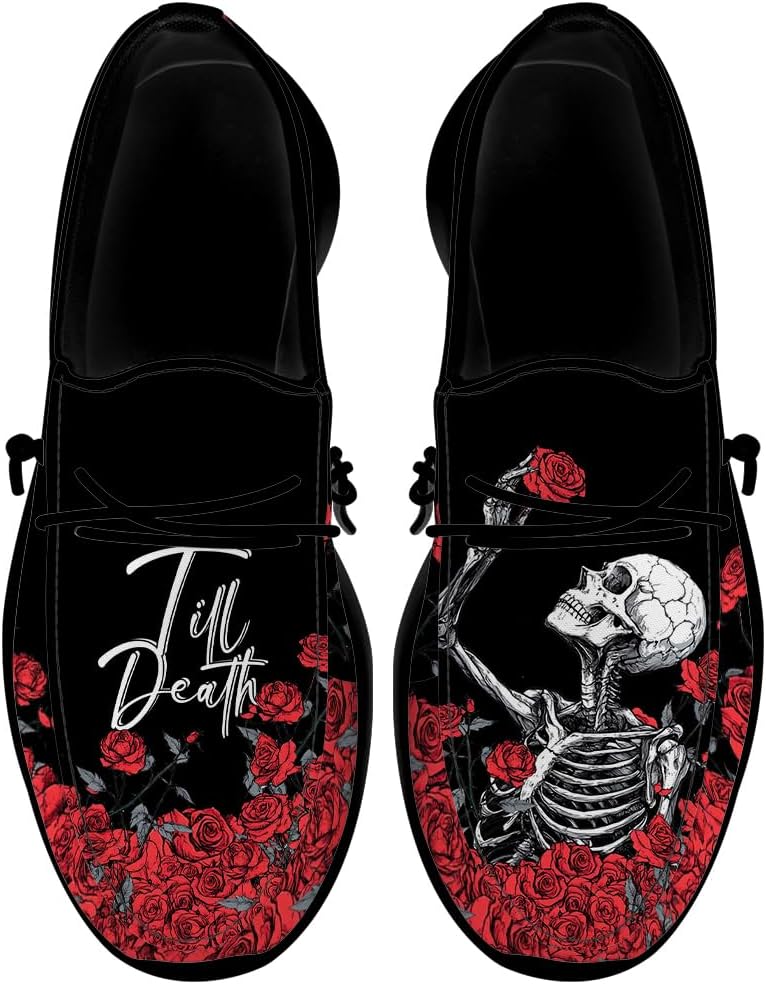 

Женские слипоны Quorax Skull розовые лоферы свадебные кроссовки Подарки для пар