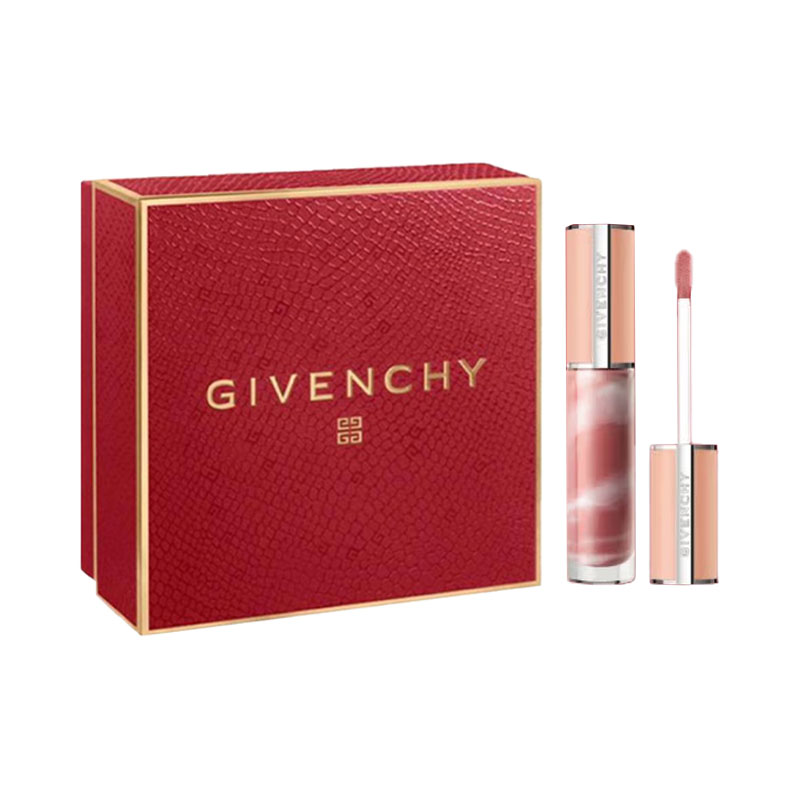 Givenchy Красный Lucky Gilded Limited Edition блеск для губ Lollipop Premium Sweetness глянцевый легко растушевывается блестящий 6мл — фото 2