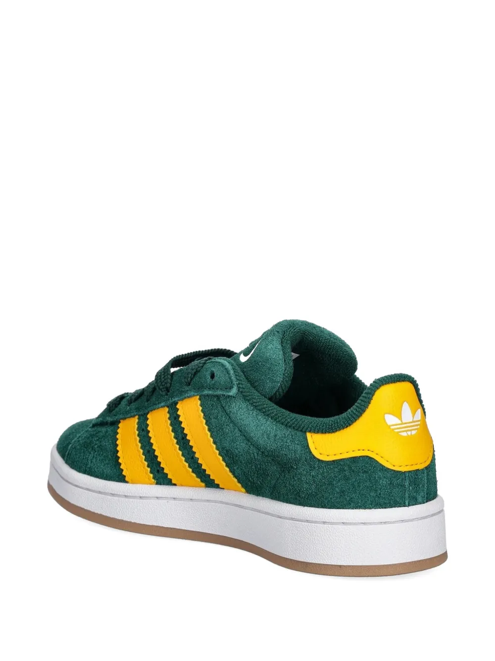 Кроссовки в полоску в стиле кампус Adidas Kids, зеленый — фото 3