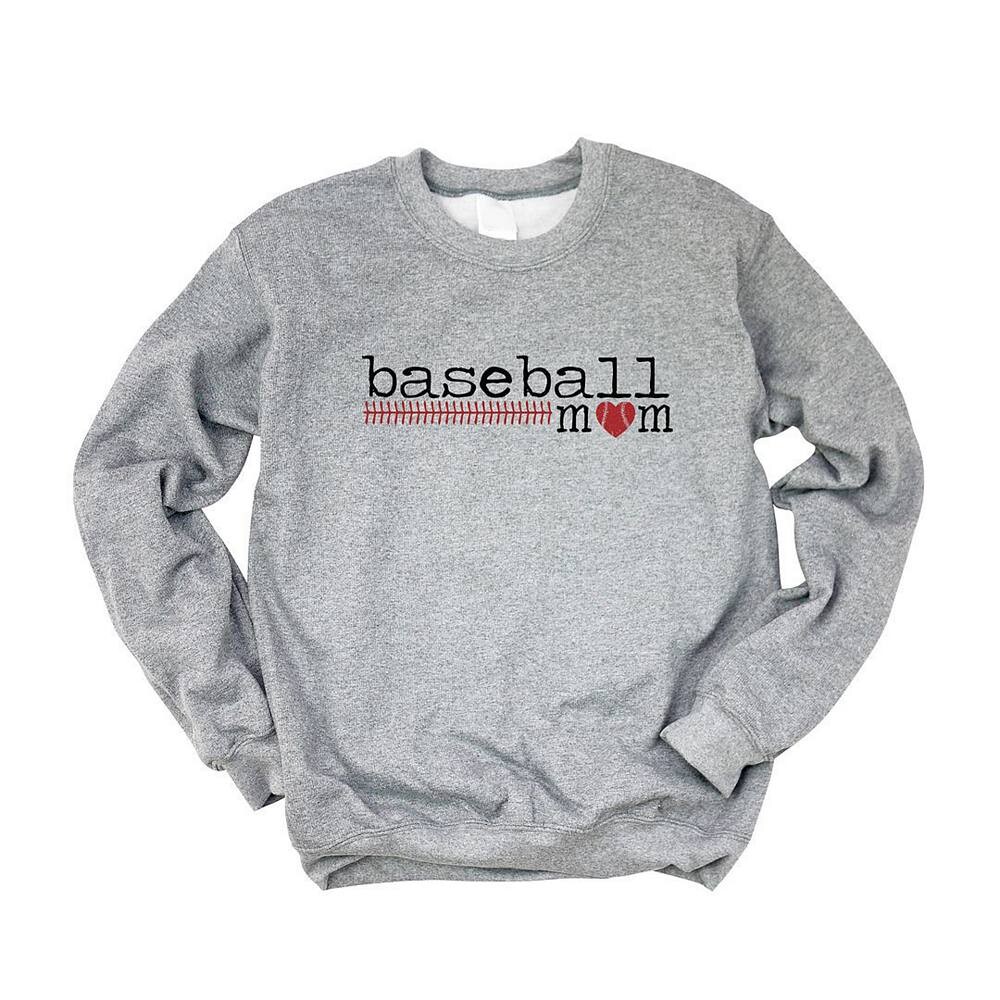 

Яркий свитшот Baseball Mom Simply Sage Market, цвет Graphite