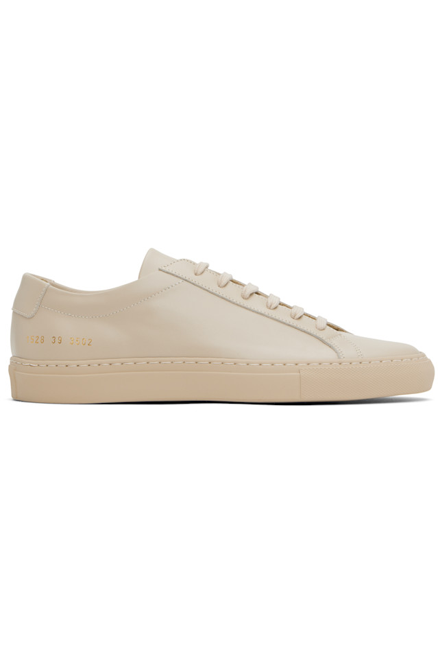 

Оригинальные кроссовки Achilles low Common Projects, бежевый