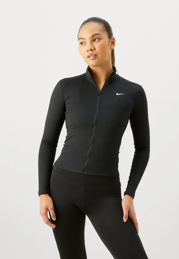 Фитнес-куртка облегающая Nike Performance, черно-белый — фото 3
