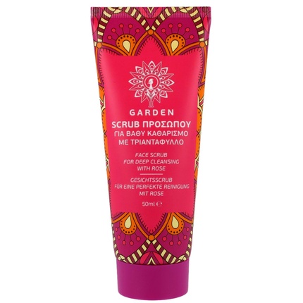 

Скраб для лица для глубокого очищения с розой, 50 мл Garden