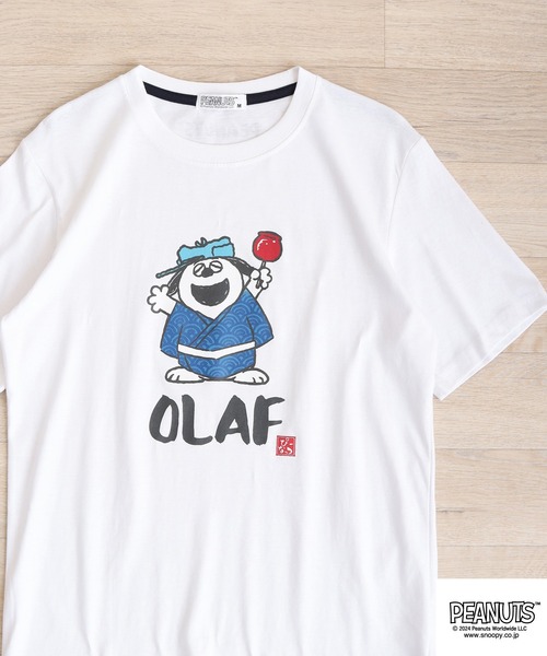 

Футболка с коротким рукавом, принт PEANUTS, белый