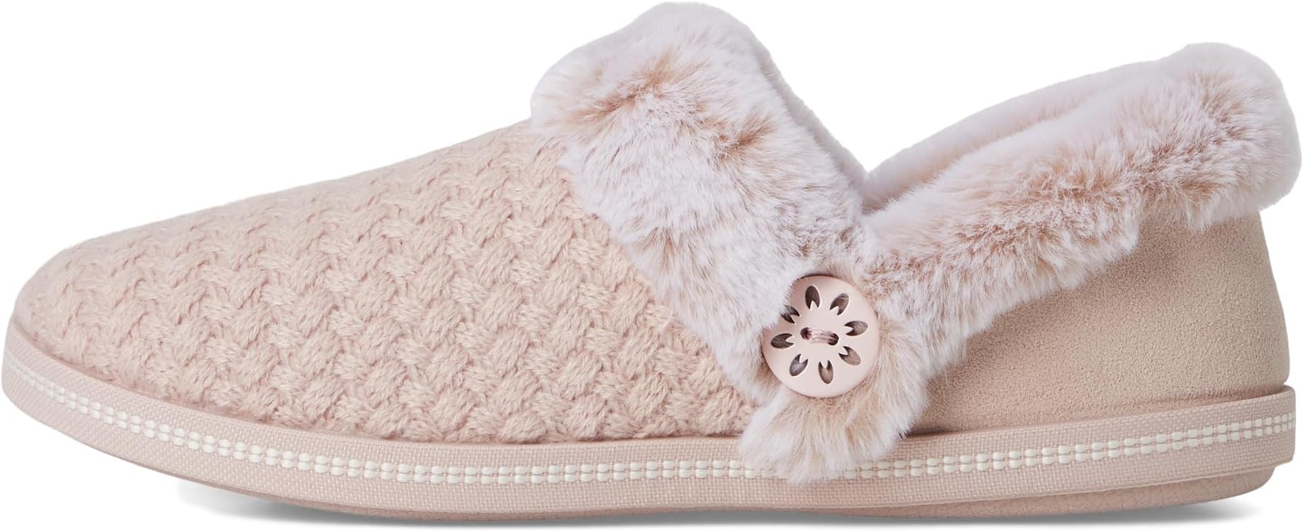Тапочки SKECHERS Cozy Campfire - Frosty Promise, цвет Blush — фото 4
