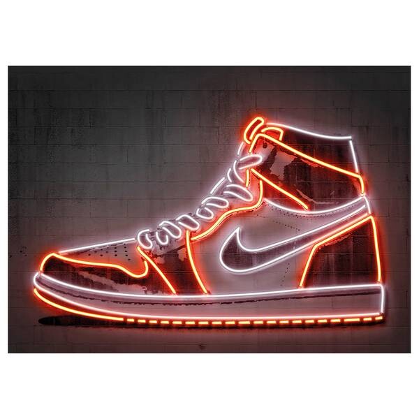 

Картина на холсте A.S. Création Sneaker цвет orange/schwarz