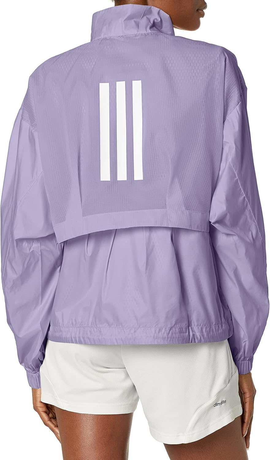 Женская ветровка Adidas спортивная, фиолетовый — фото 2