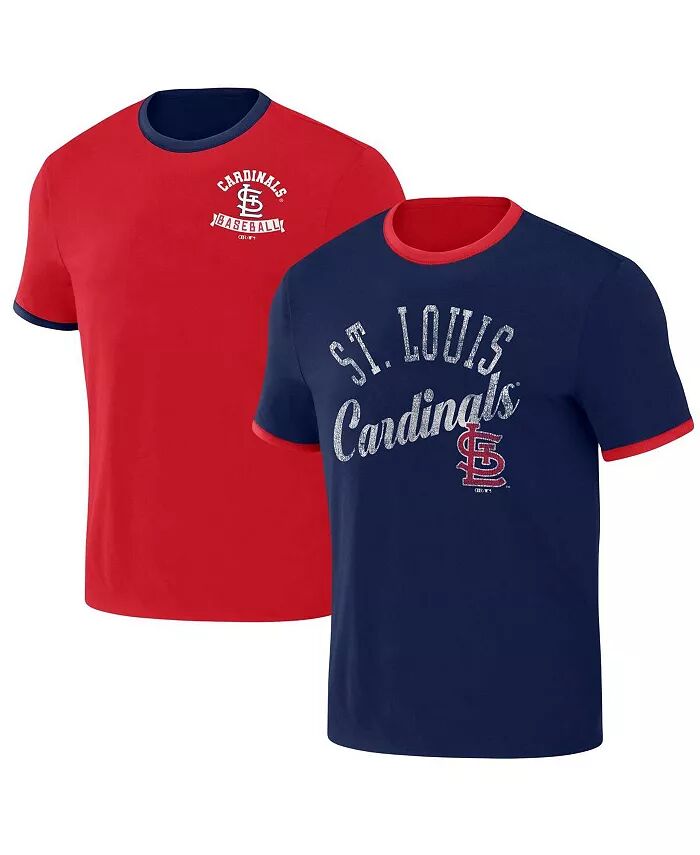 

Мужская красно-темно-синяя рваная двусторонняя футболка St. Louis Cardinals Darius Rucker Collection из коллекции Darius Rucker Fanatics, мультиколор