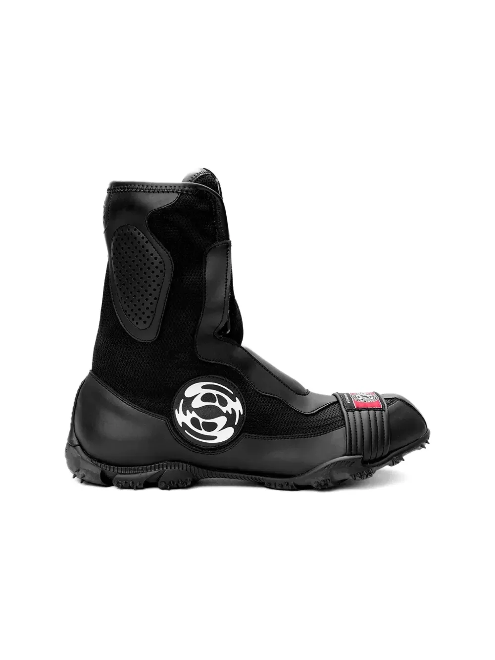 

Ботинки в стиле милитари с сетчатыми вставками Rombaut, черный