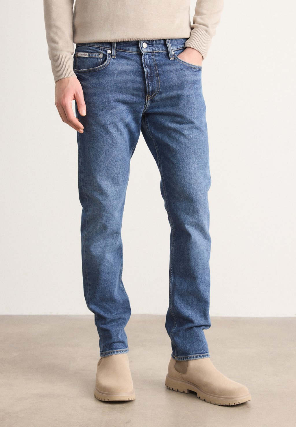 

Джинсы облегающего кроя Calvin Klein Jeans, деним