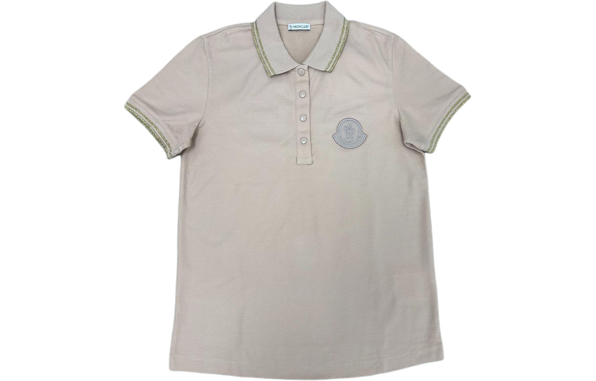 

Moncler Женская поло светло-розового цвета