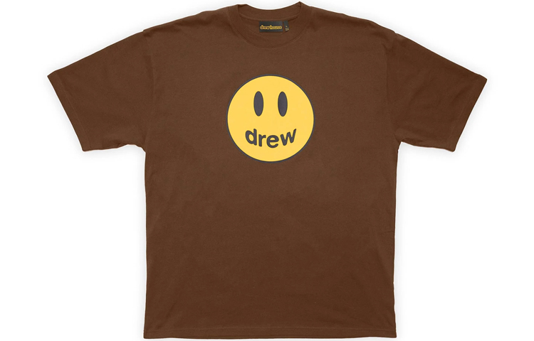 

Футболка Smiley Collection унисекс коричневая Drew House, коричневый