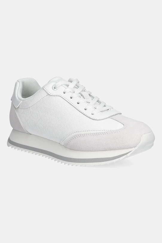 Кроссовки Runner Lace Up - Mono Mix Calvin Klein, белый
