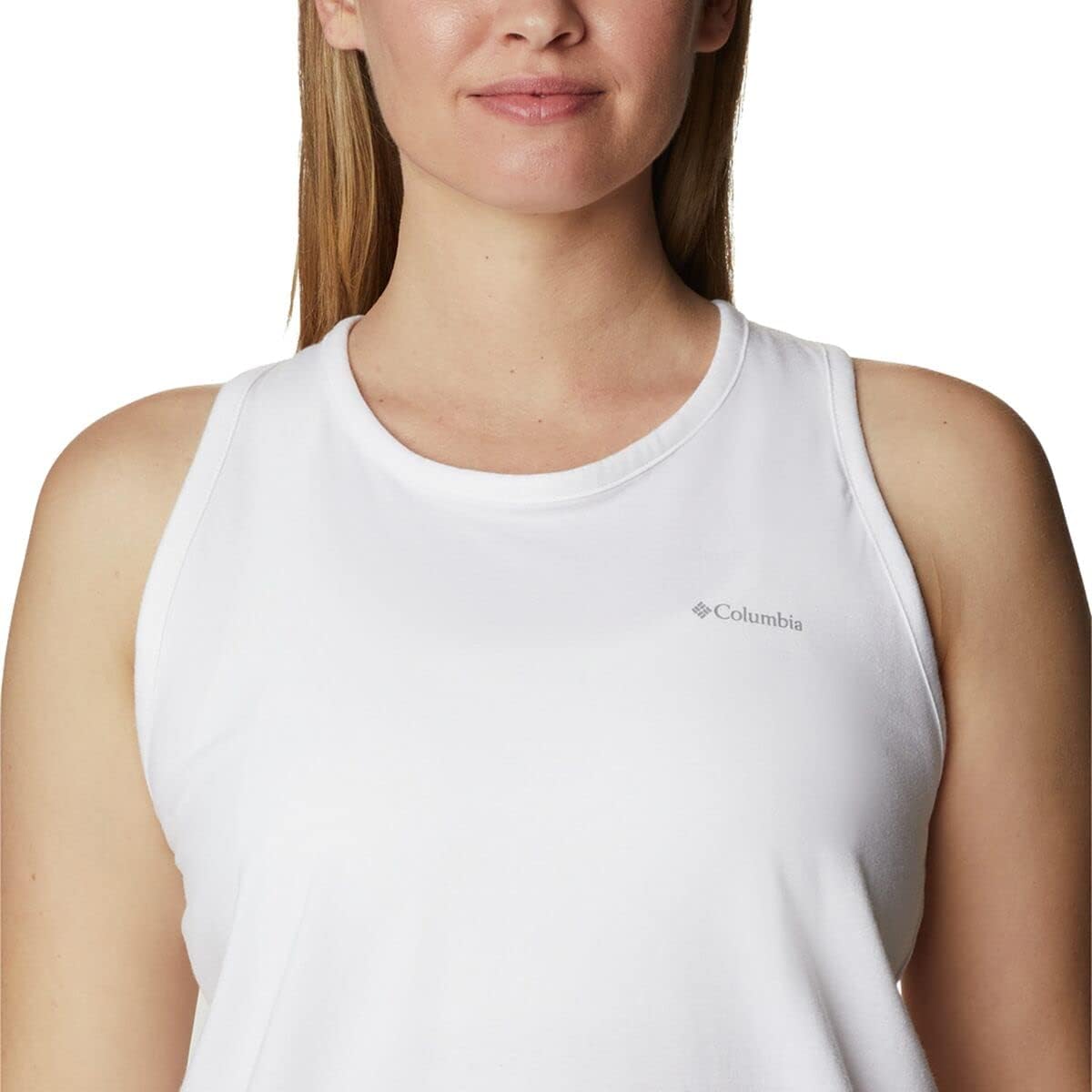 Columbia Women's Standard Sun Trek Racerback Tank, Purple Tint — фото 4