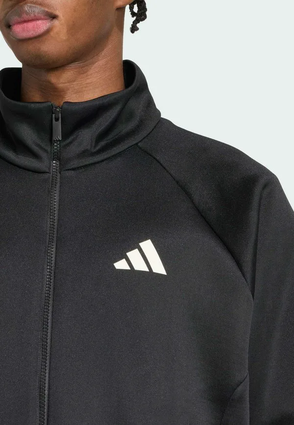 Тренировочная куртка для стадиона Adidas Sportswear, Black Off White — фото 4